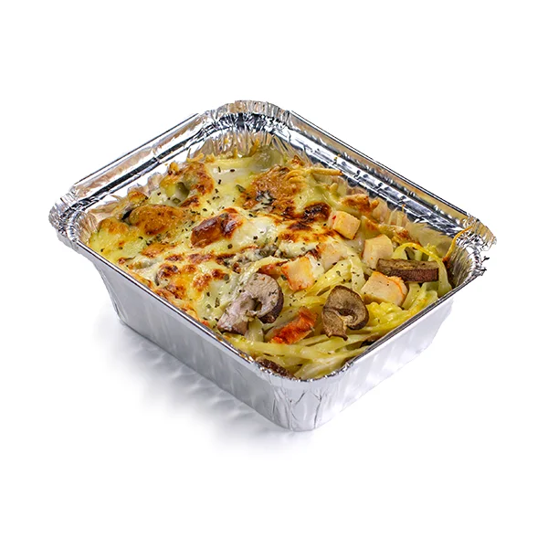 Паста с цыпленком и грибами